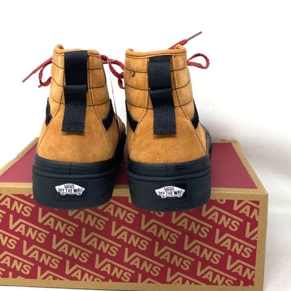 VANS Hiker Suede Sentry Sk8-Hi Boots For Women Black Brown Sneakers VN0A5KY5Y49 - Picture 7 of 10